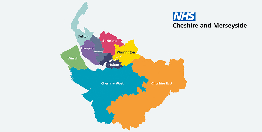 Cheshire and Merseyside map