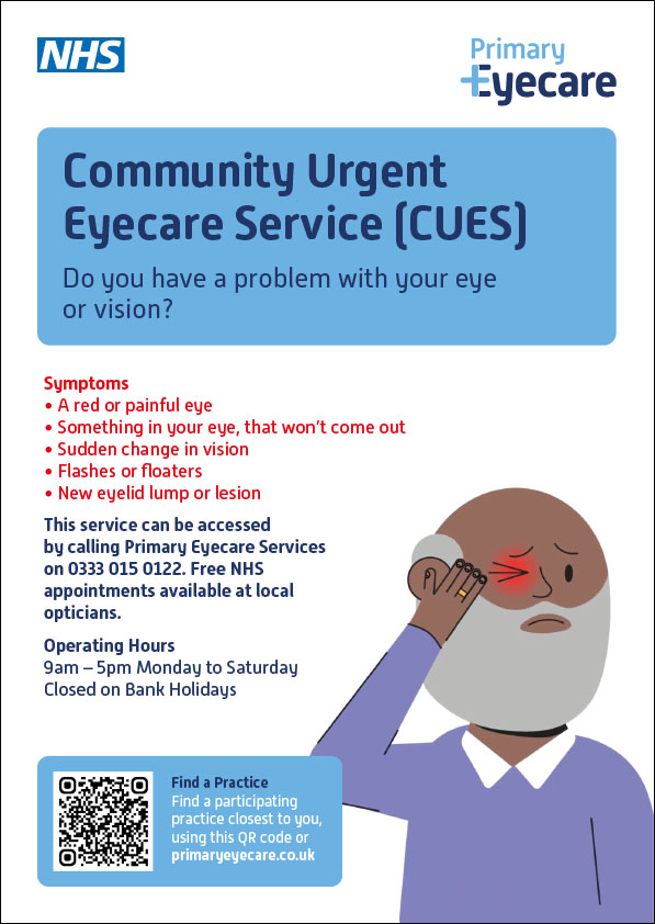 Community Urgent Eyecare Service (CUES) Poster
